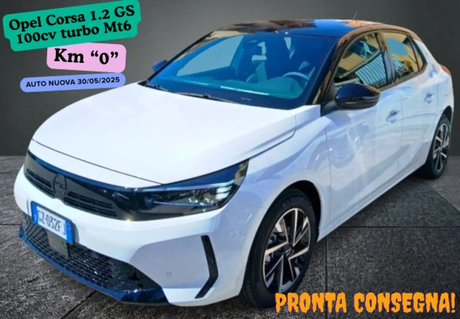 Opel Corsa Corsa 1.2 GS 100 cv turbo MT6 KM "0" Blanc - 1