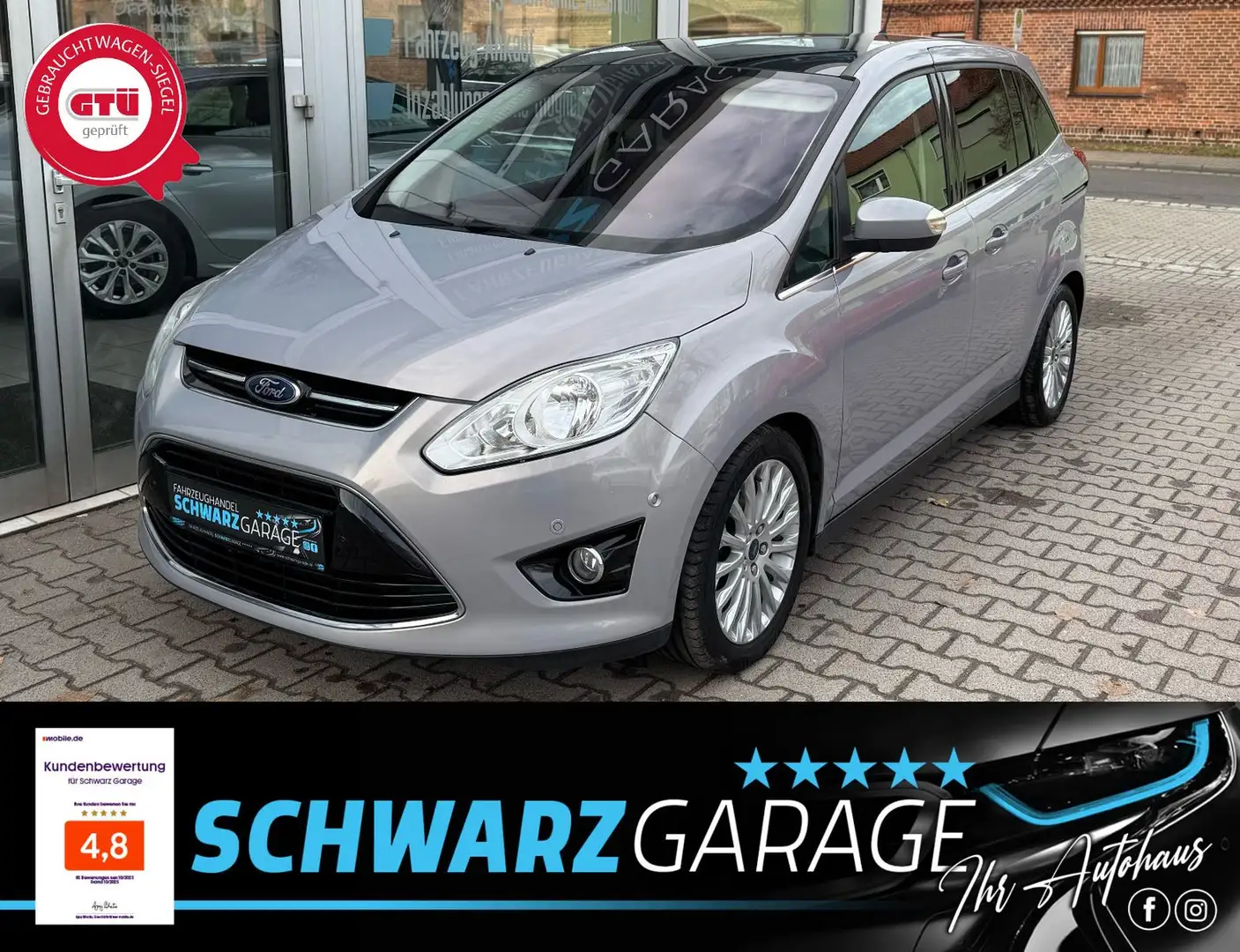 Ford Grand C-Max Grand C-MAX Titanium*KAMERA*NAVI*SHZ* Silber - 1