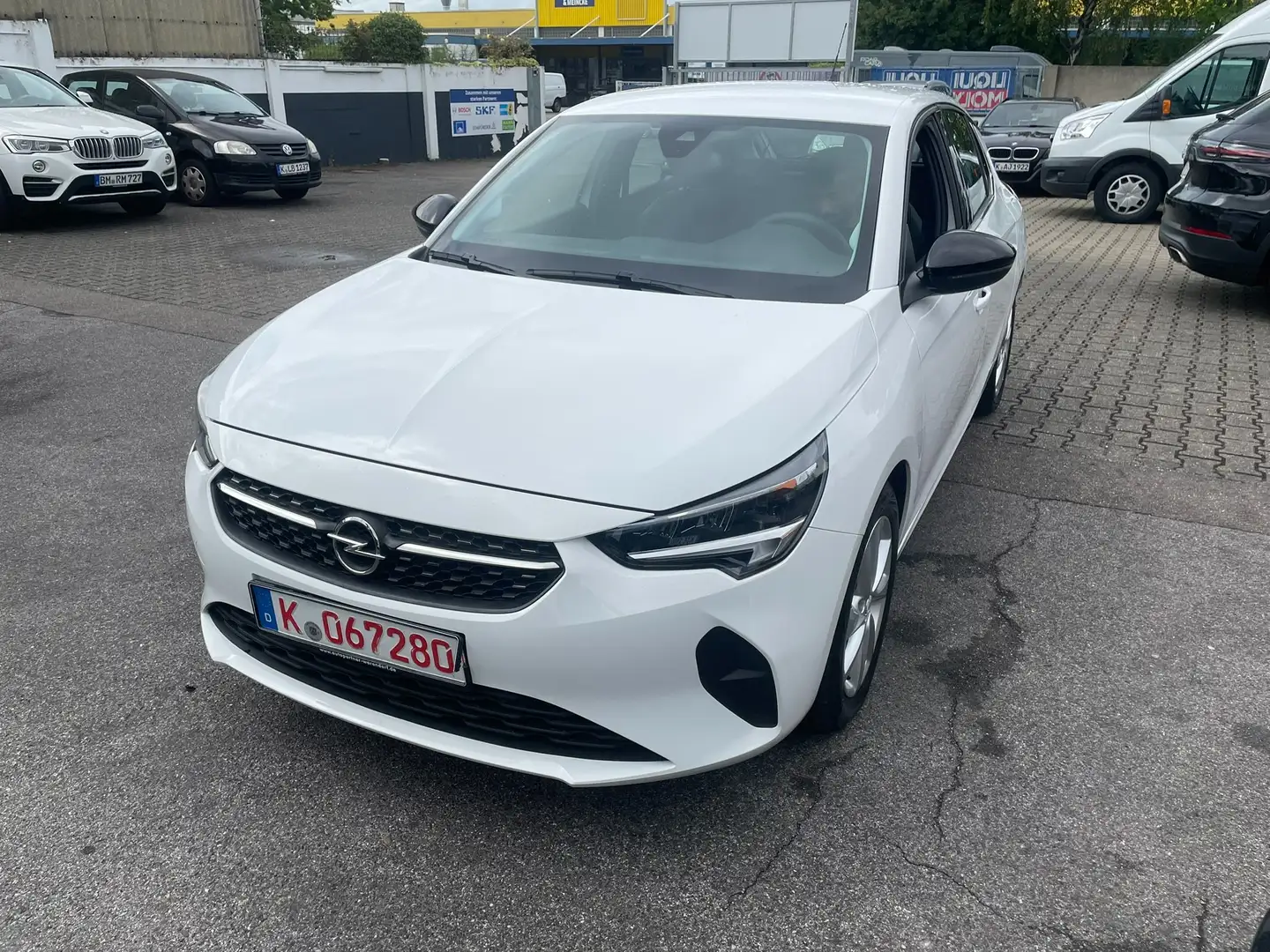 Opel Corsa Elegance, Klima, Kamera, DAB, LED, Weiß - 1