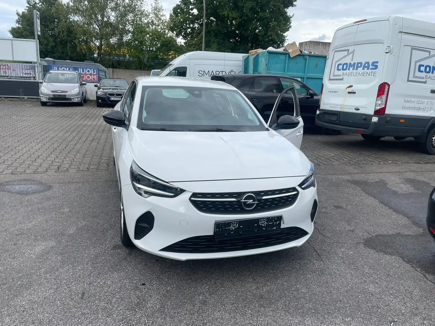 Opel Corsa Elegance, Klima, Kamera, DAB, LED, Weiß - 2