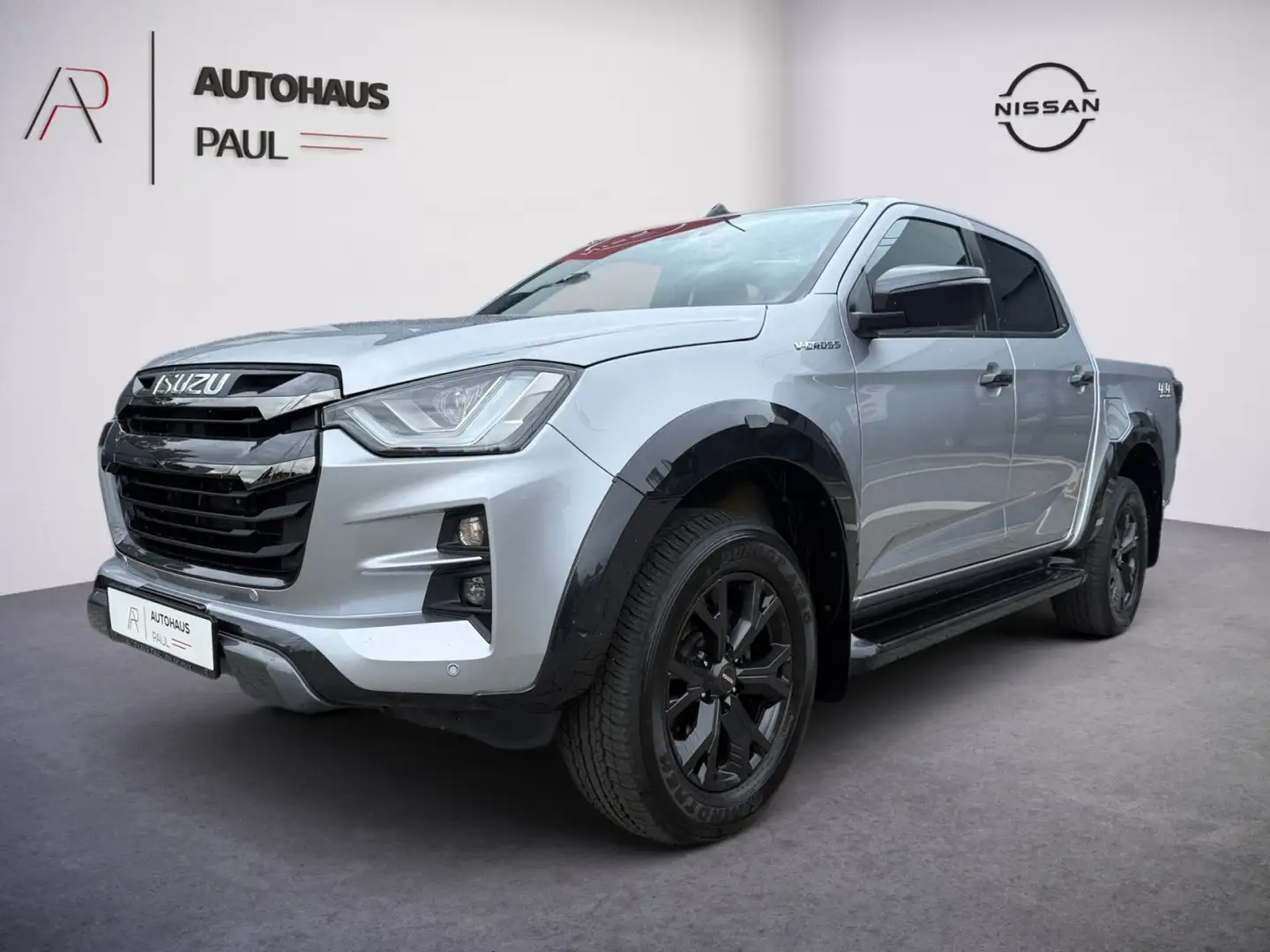 Isuzu D-Max 1,9 TD DC 4WD V-Cross, Leder, LED, AHK SHZ Grau - 2