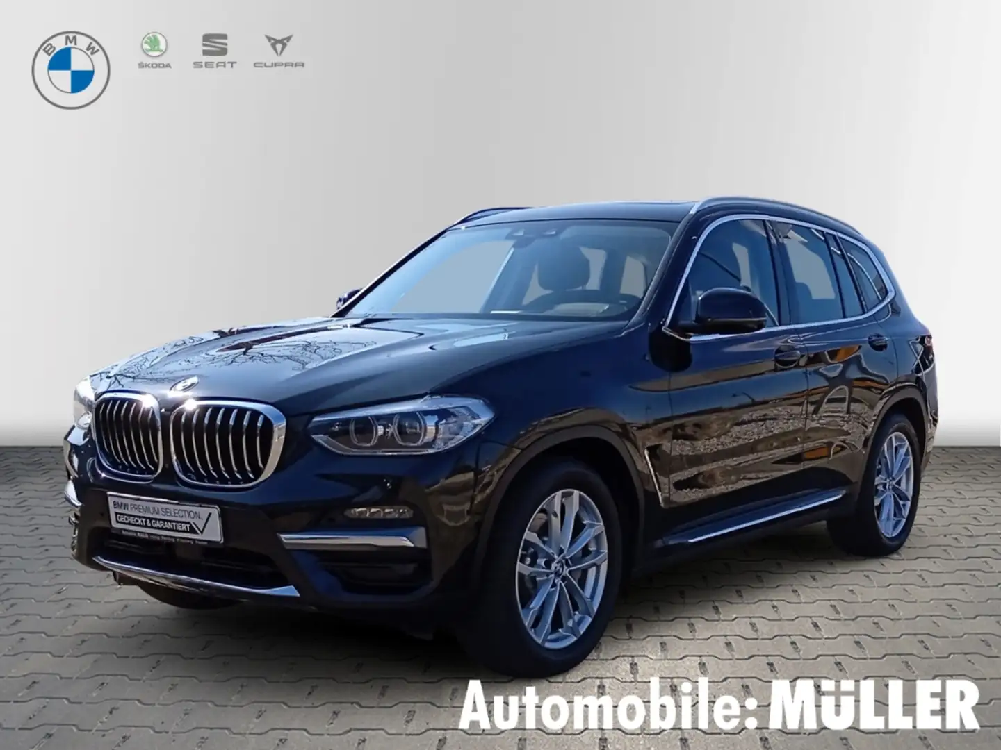 BMW X3 xDrive 30 d Luxury Line HUD AD AHK-el. klappb. El. Schwarz - 1