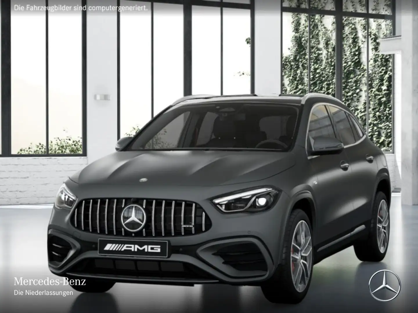 Mercedes-Benz GLA 35 AMG GLA 35 4M AMG+PANO+MULTIBEAM+BURMESTER+KAMERA+TOTW Grau - 2