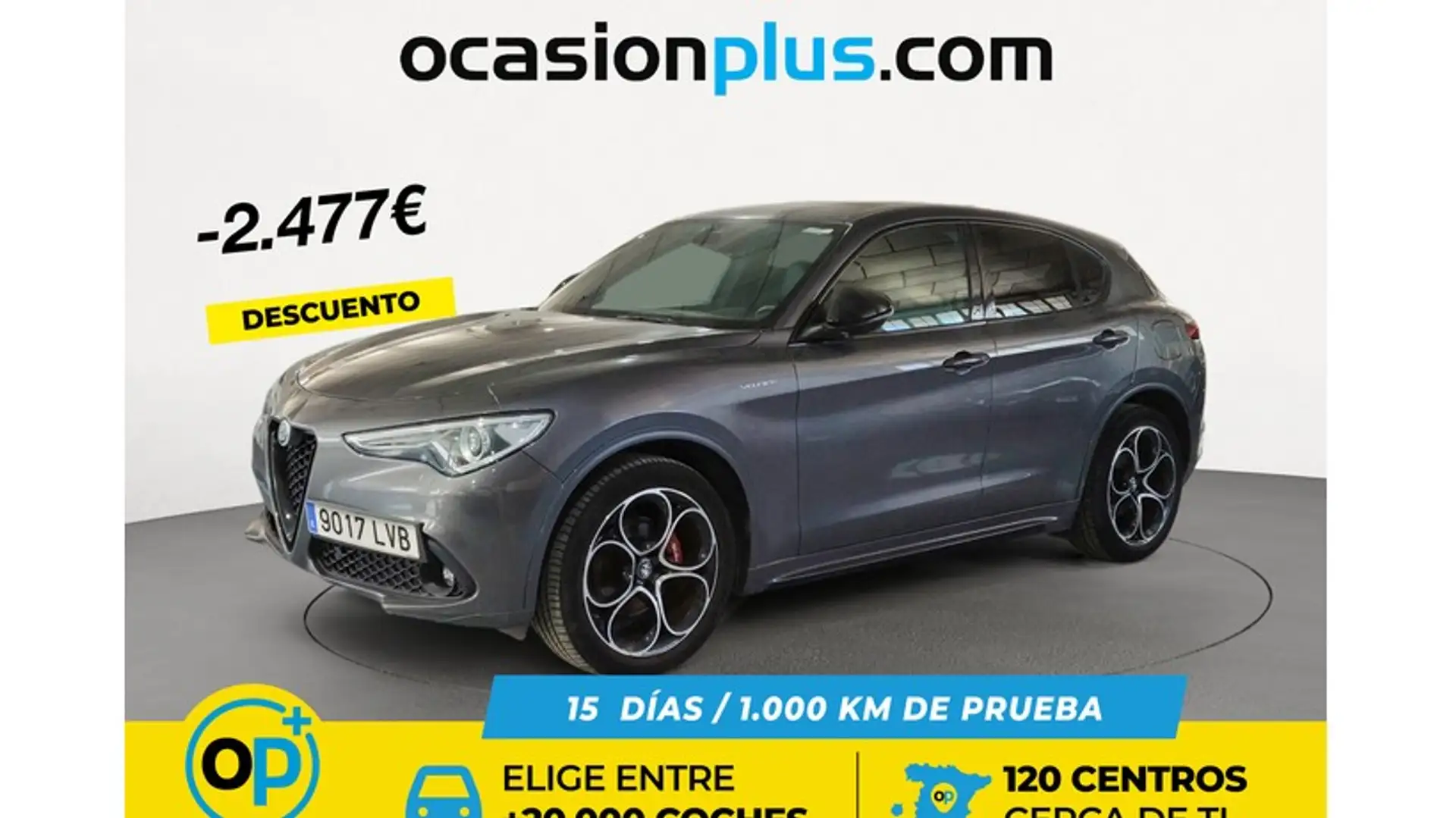 Alfa Romeo Stelvio 2.2 Veloce Q4 210 Aut. Schwarz - 1