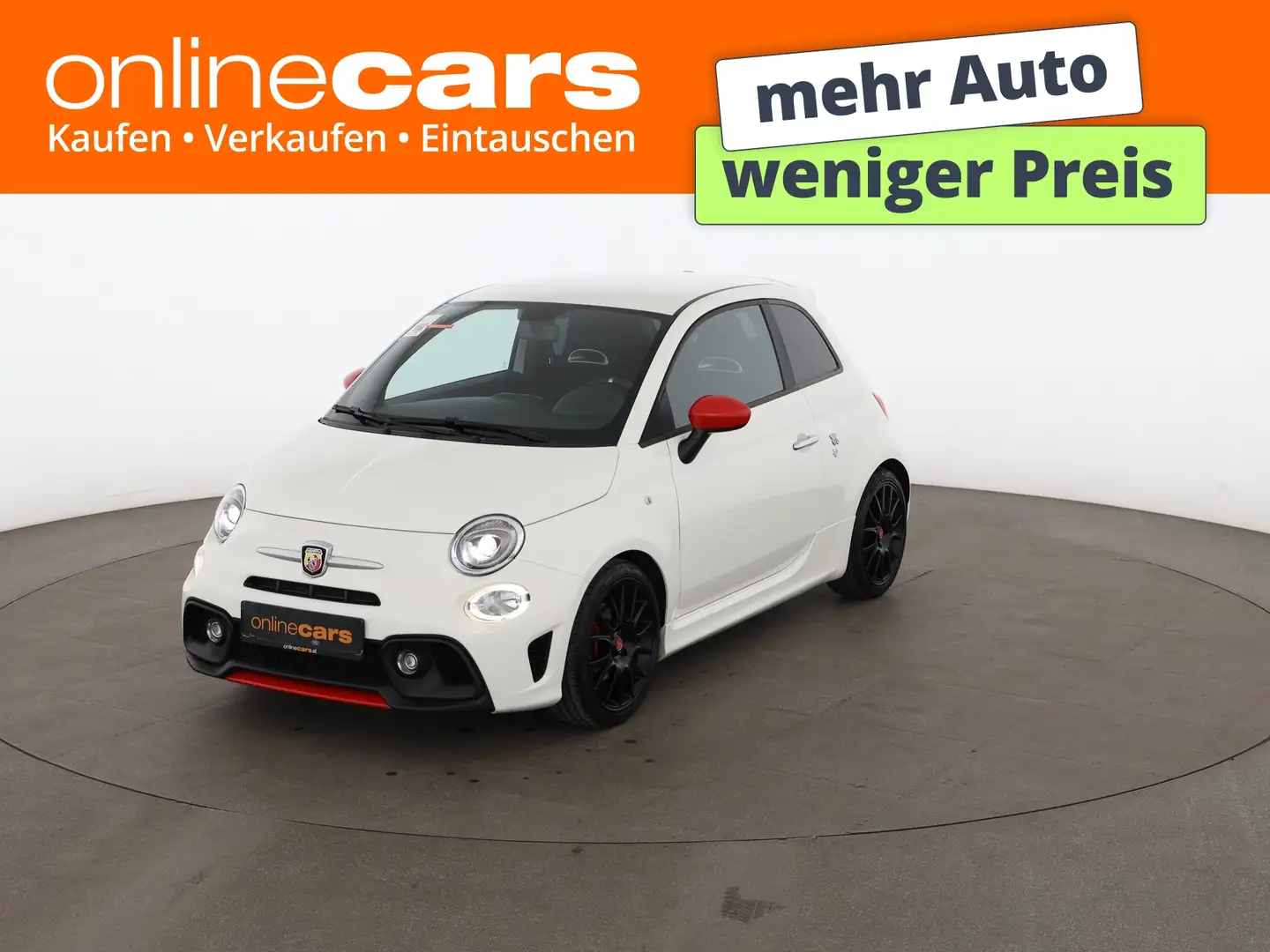 Abarth 595 Pista 500 1.4 T-Jet  Aut XENON SPORTSITZE PDC Weiß - 1