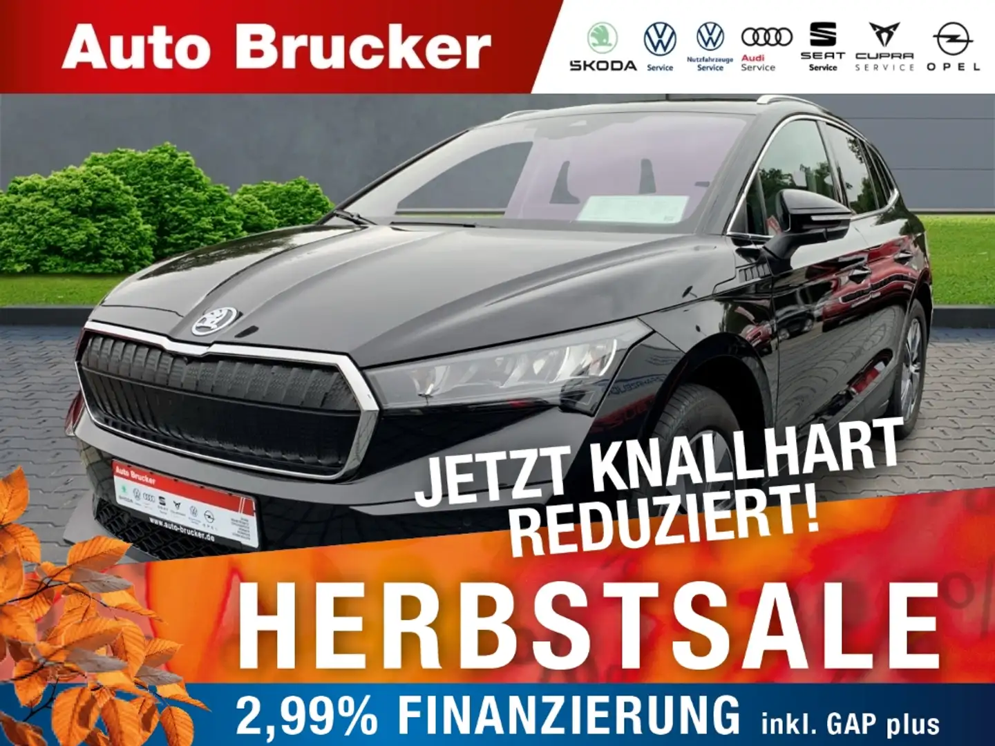 Skoda Enyaq 80 Loft+Navi+Alufelgen+Klimaautomatik+Rückfahrkame Negro - 1