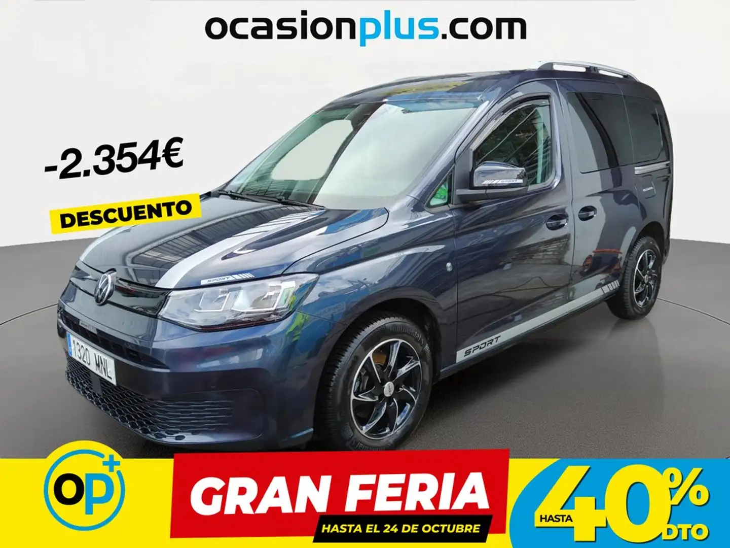 Volkswagen Caddy Maxi 2.0TDI Origin 75KW Azul - 1