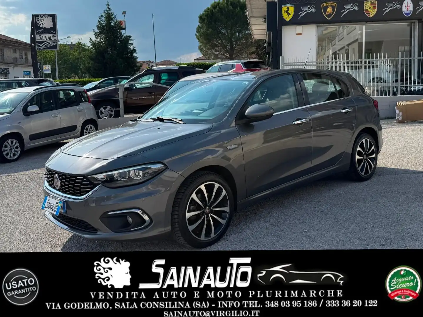 Fiat Tipo Fiat Tipo 1.6 Mjt S&S 5 porte AUTOMATICA Gris - 1