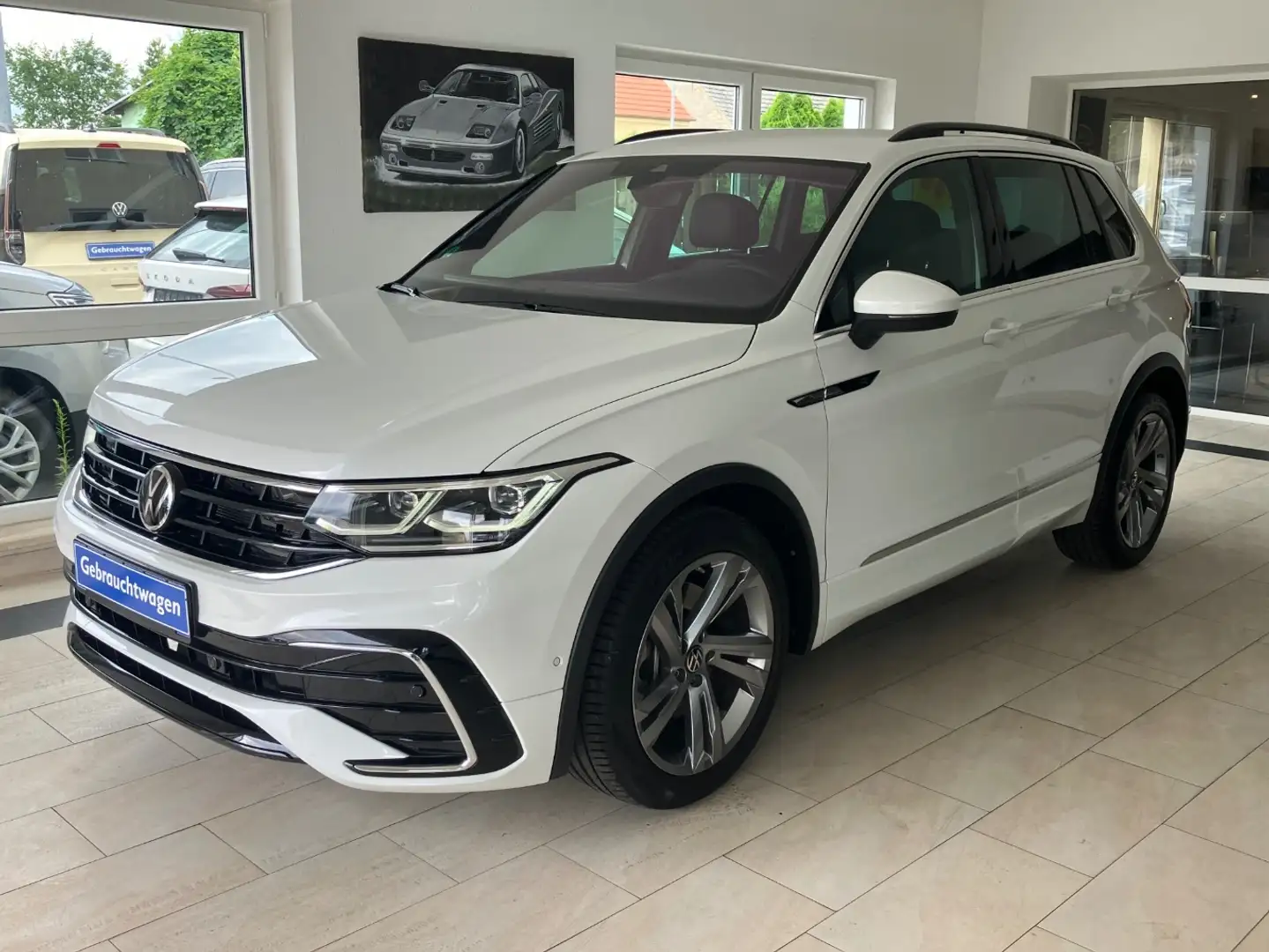 Volkswagen Tiguan 2.0 TSI R-Line 4M DSG Matrix Standhzg. White - 1