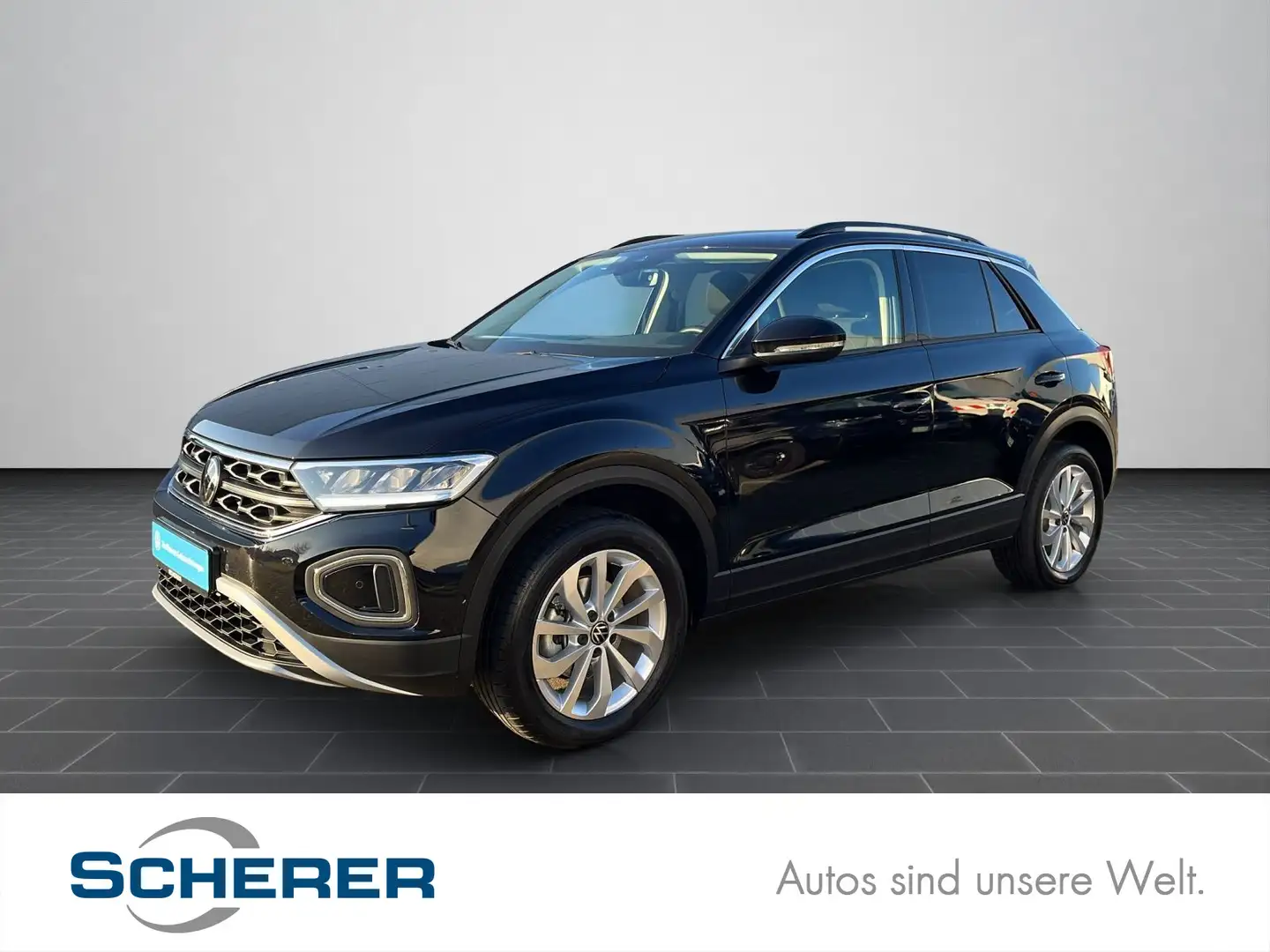 Volkswagen T-Roc T-ROC 1,5 TSI DSG Style NAVI/LED/ACC/Sitzheizung Schwarz - 1