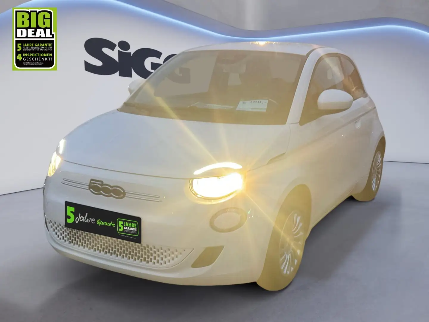 Fiat 500e 500 e Base KeyLess KlimaA Navi SpurH Weiß - 2
