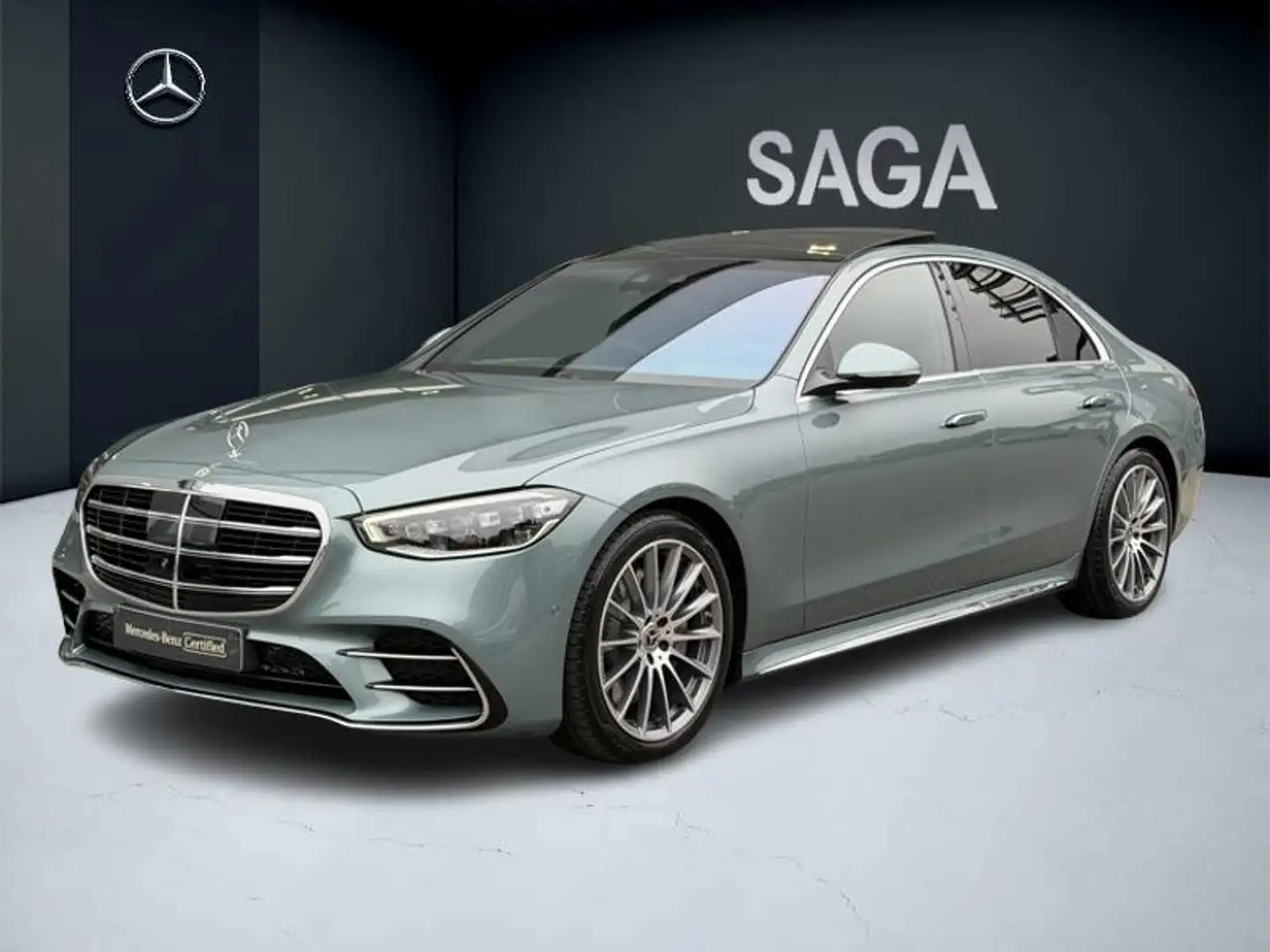 Mercedes-Benz S 350 d 4Matic AMG Line Groen - 1