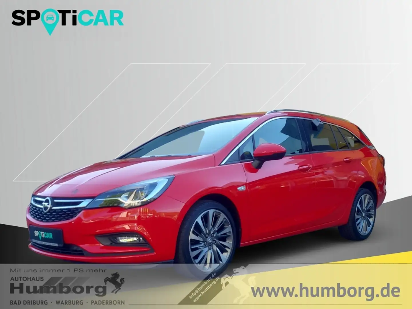 Opel Astra ST Innovation 1.4 Turbo Leder Navi Kamera Start/St Rood - 1
