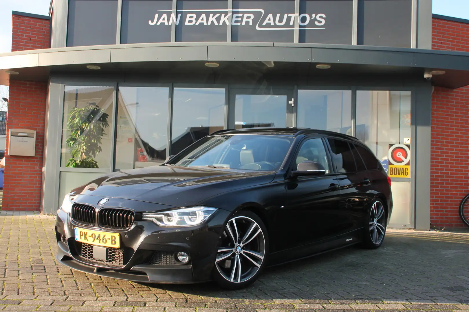 BMW 330 3-serie Touring 330i Performance ✅ CARPLAY ✅ Leer Siyah - 1