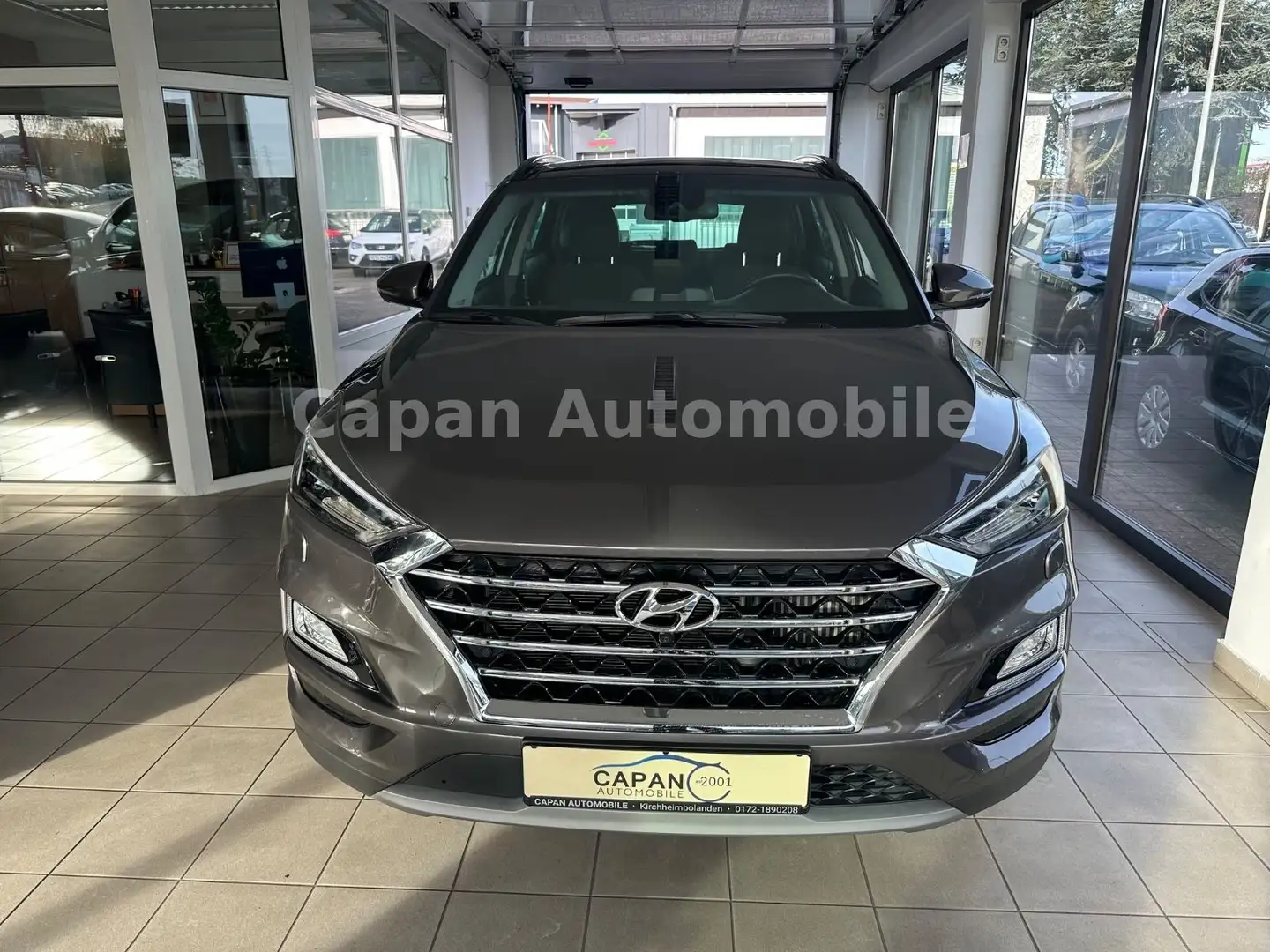Hyundai TUCSON Premium Automatik/1.Hand/Scheckheft/LED Grau - 2
