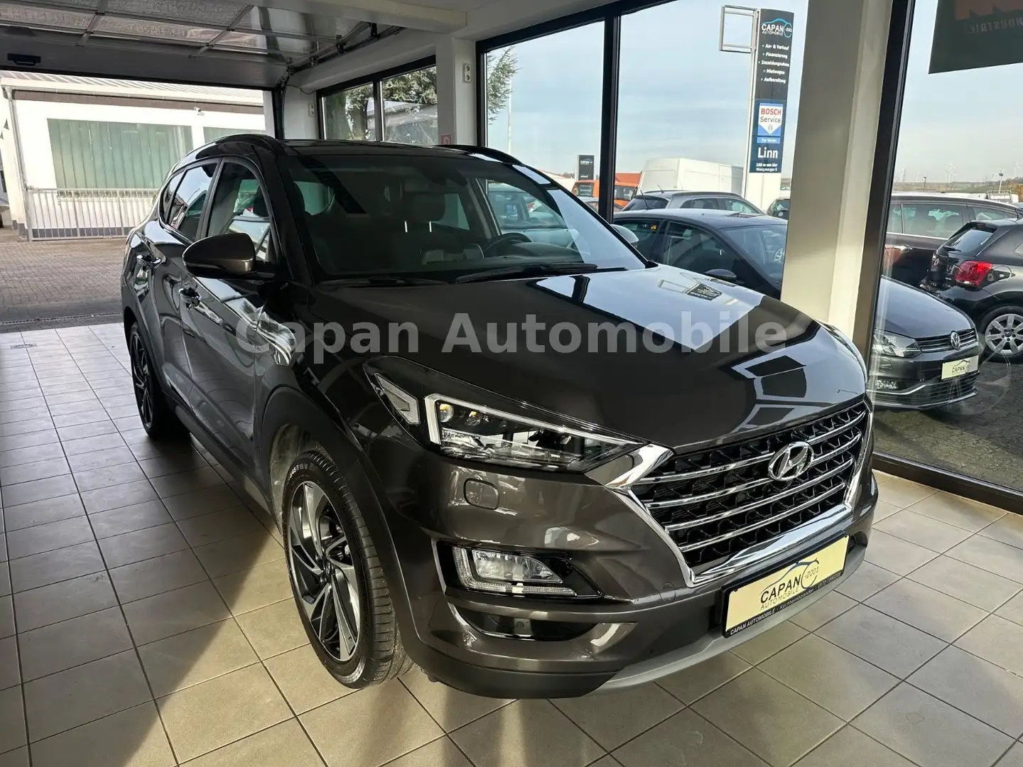 Hyundai TUCSON Premium Automatik/1.Hand/Scheckheft/LED Grau - 1