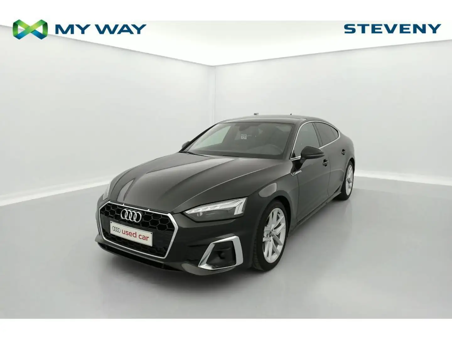 Audi A5 Sportback Sline 35TFSI 110kW(150ch) Stronic * My Way Selection * Zwart - 1