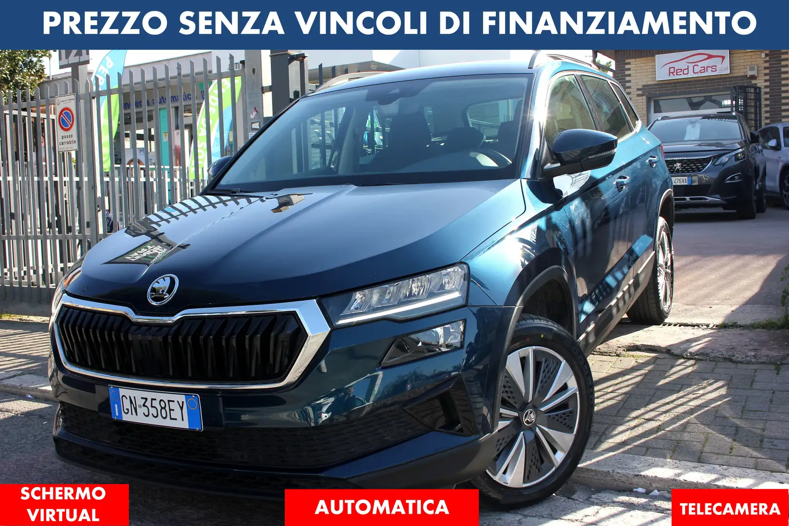 Skoda Karoq 2.0-115cv-DSG*PREZZO VERO* VIRTUAL TELECAMERA NAVI Grigio - 1
