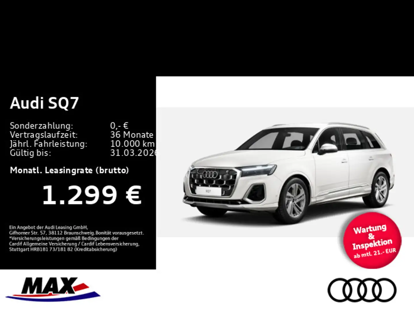 Audi SQ7 SUV TFSI #FREI KONFIGURIERBAR# Blanc - 1