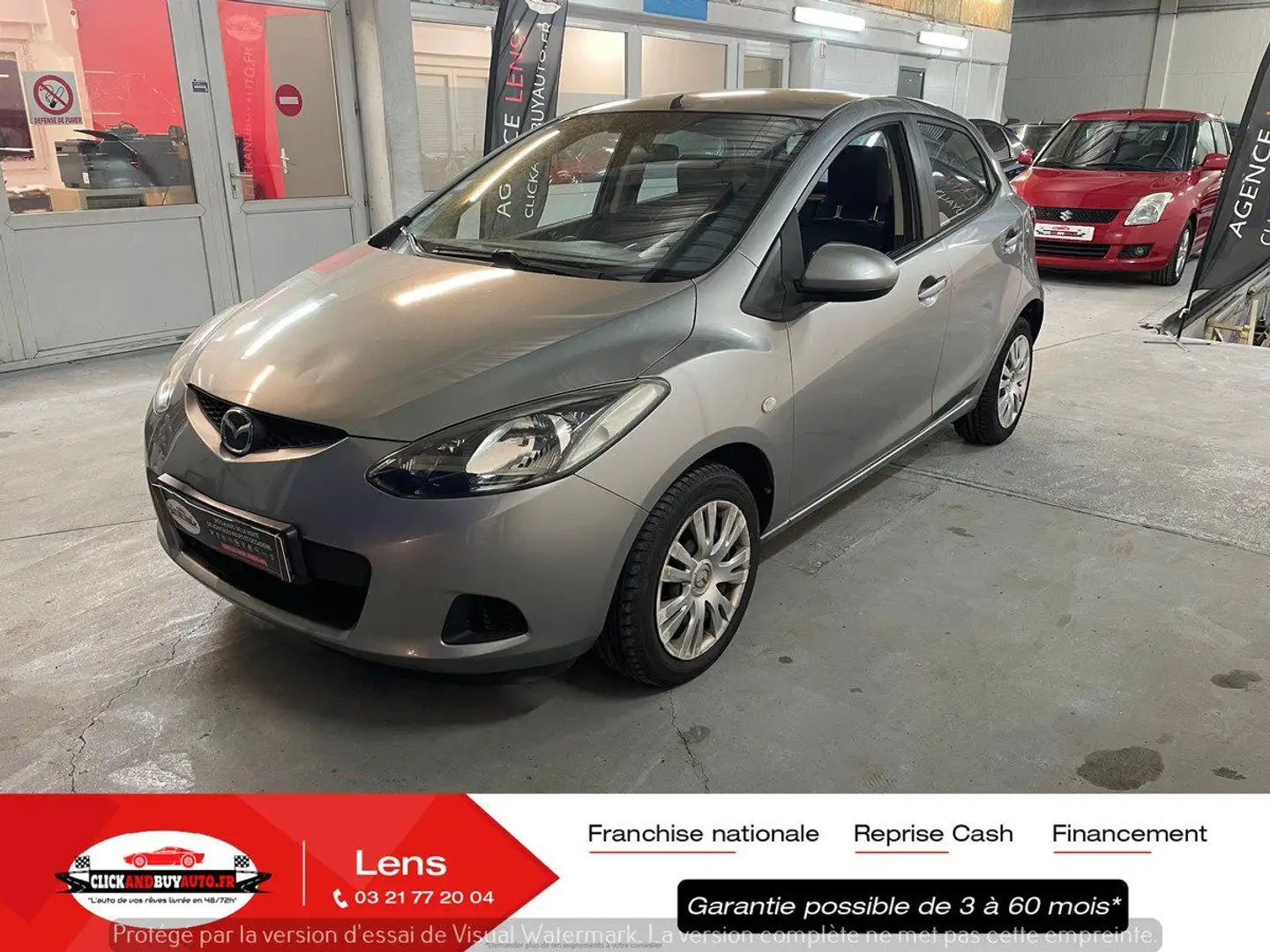 Mazda 2 1.4 CD 68 CV EDITION ELEGANCE // CLIM / RADAR AR / Grijs - 1