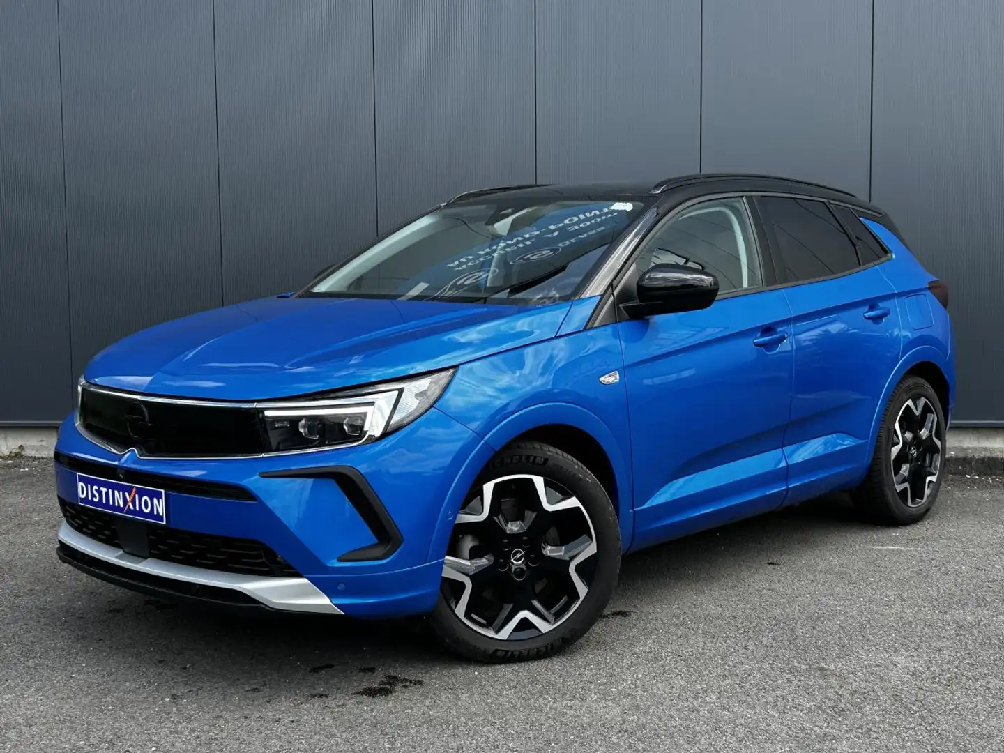 Opel Grandland 1.6 Hybrid 225 Ultimate Auto avec Caméra 360°, Sièges électriques et Hayon Bleu - 1