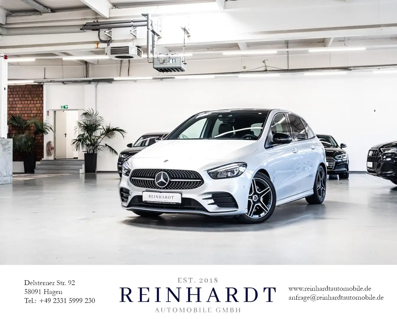 Mercedes-Benz B 220 AMG LINE/NIGHT-PAKET/18Z/TOT-W/PANO/KAMERA Plateado - 1