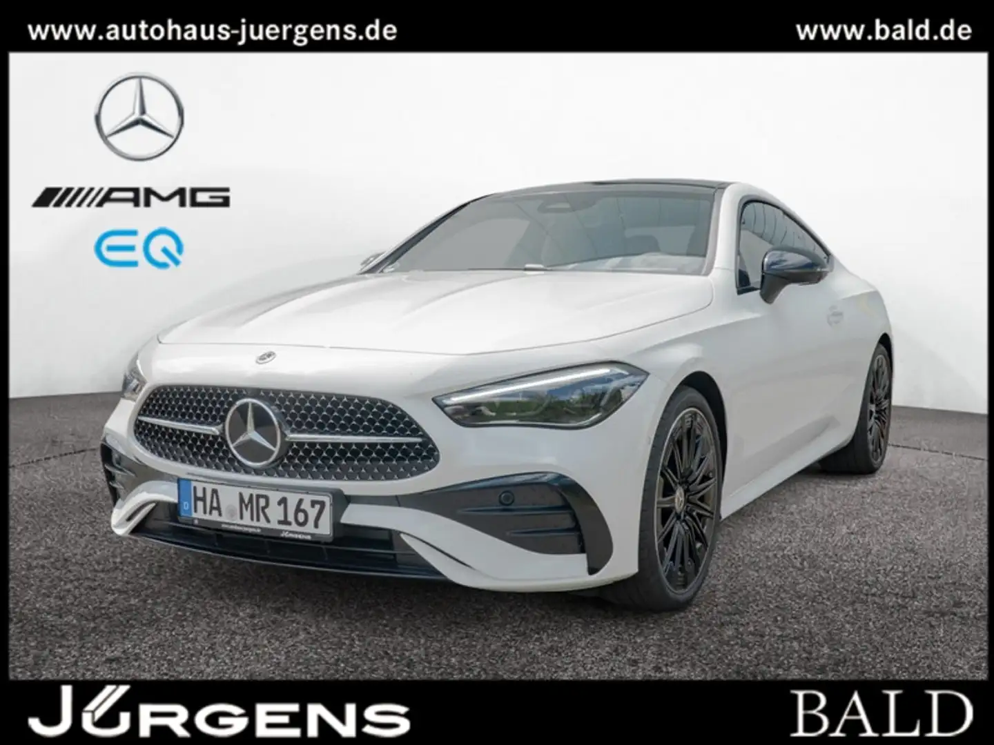 Mercedes-Benz CLE 220 d Coupé AMG-Sport/Pano/Night/360/LED Blanc - 1