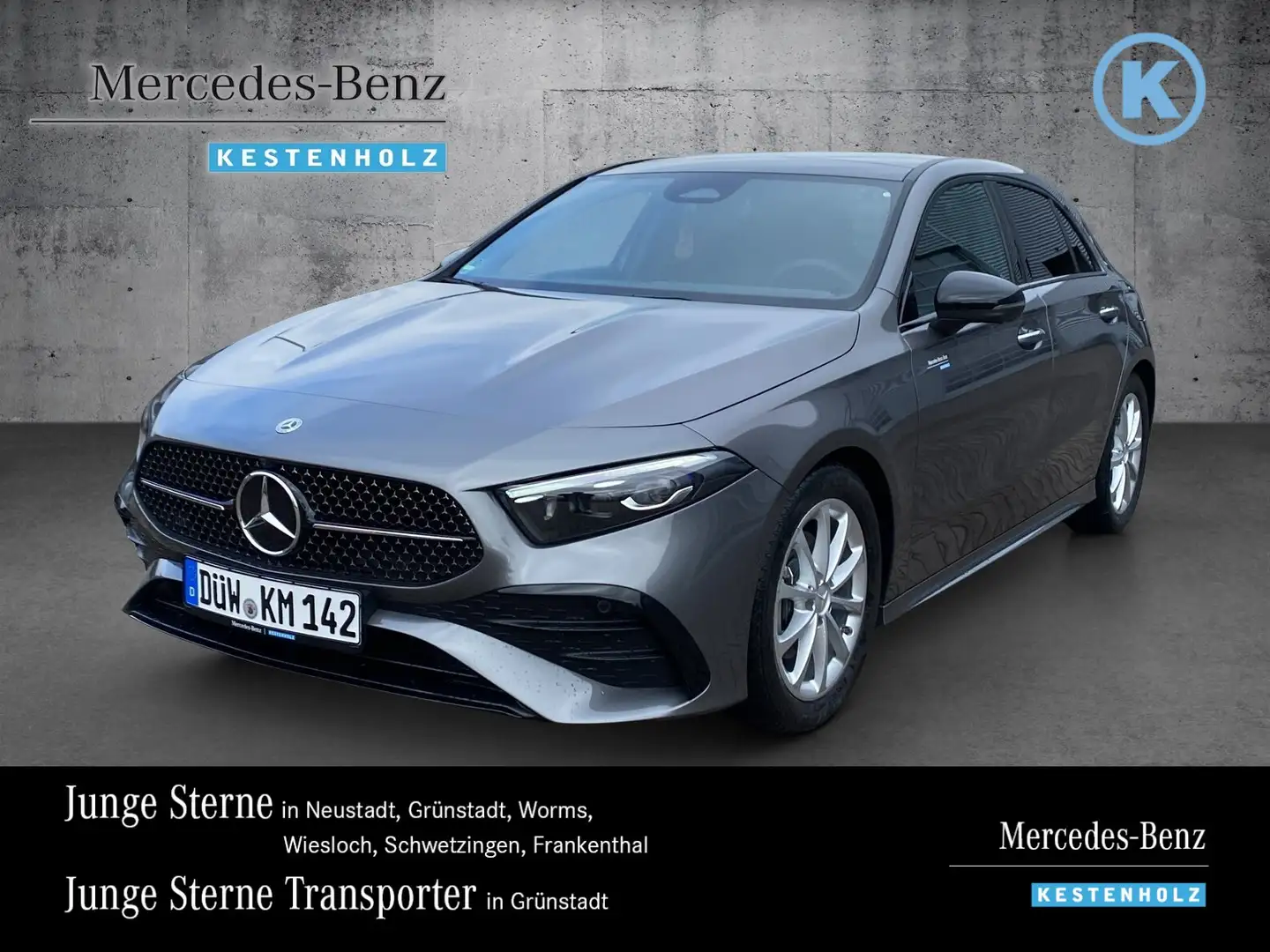 Mercedes-Benz A 200 A 200 d AMG+PANO+DISTRO+MEMO+360°+NIGHT+STANDHZ Grau - 1