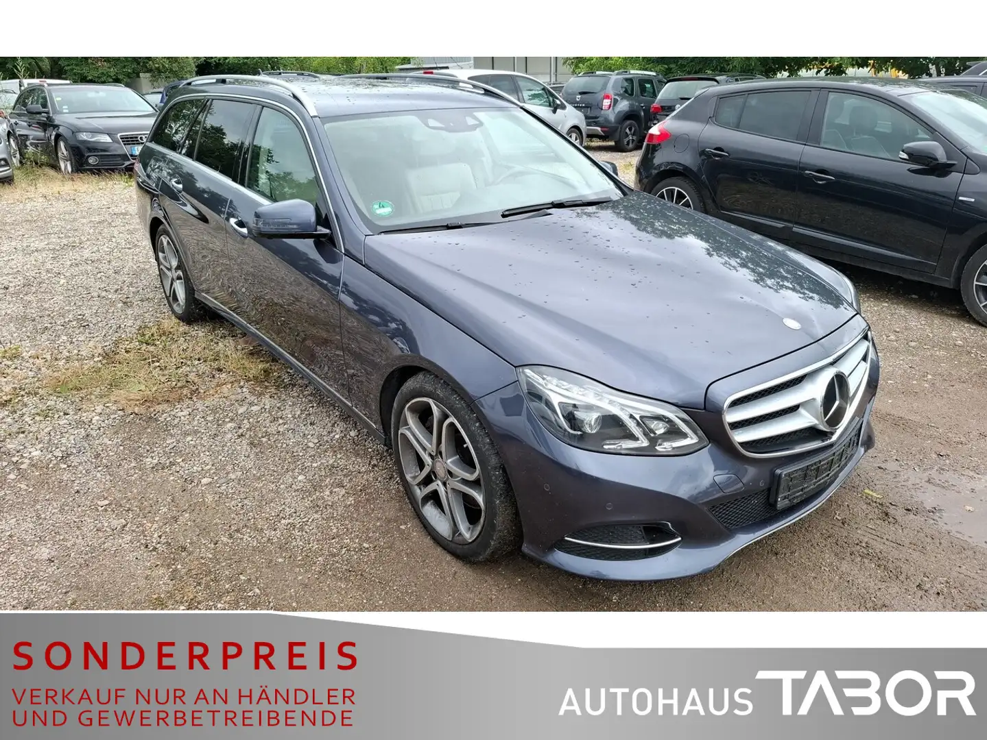 Mercedes-Benz E 350 E 350 T Autom. Avantgarde Navi Distr+ Lane Leder Niebieski - 2