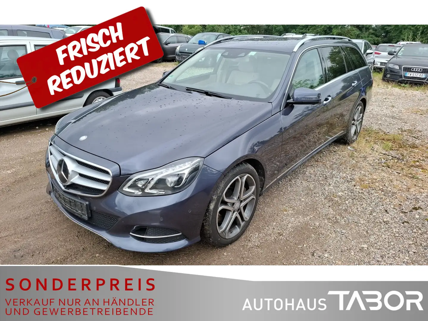 Mercedes-Benz E 350 E 350 T Autom. Avantgarde Navi Distr+ Lane Leder Albastru - 2