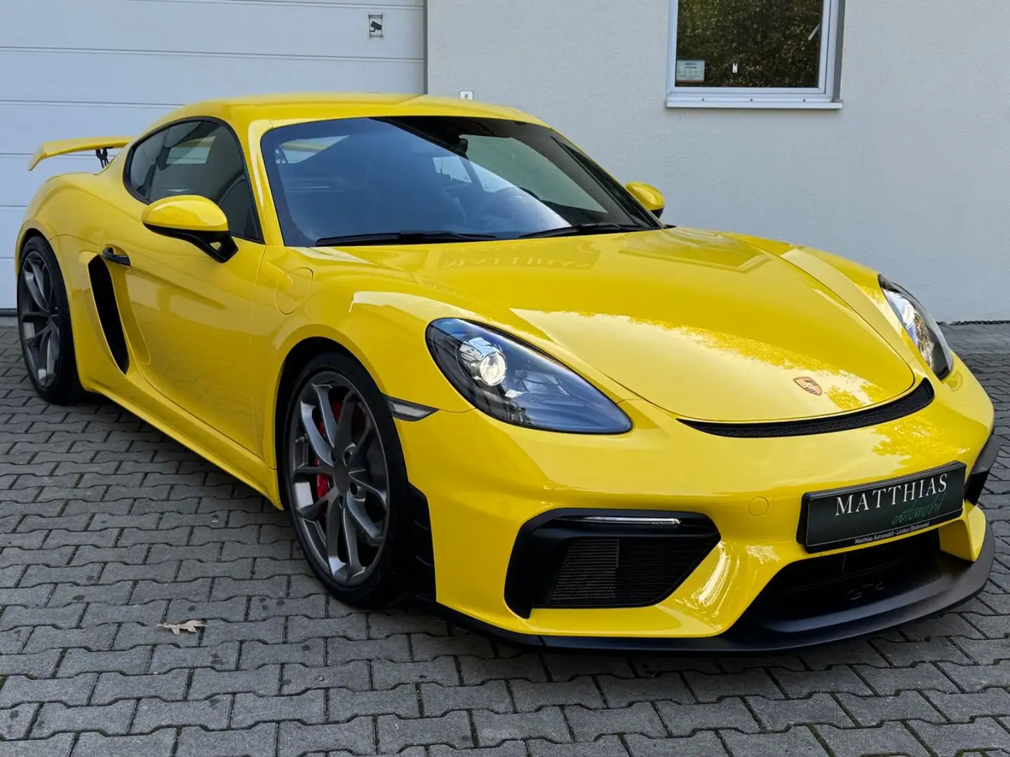 Porsche Cayman 718 Cayman GT4/deutsch/unfallfrei/Approved/Kamer Gelb - 2