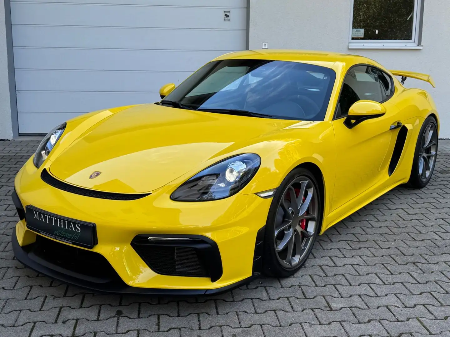 Porsche Cayman 718 Cayman GT4/deutsch/unfallfrei/Approved/Kamer Gelb - 1
