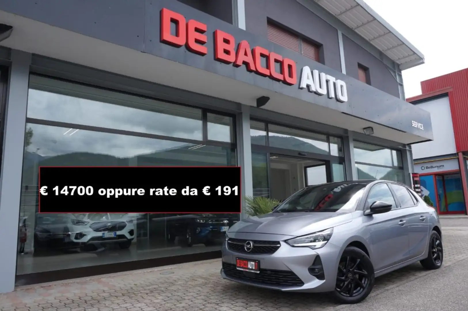 Opel Corsa 1.2 100 CV GS LINE (OK NEOPATENTATI) Argento - 1