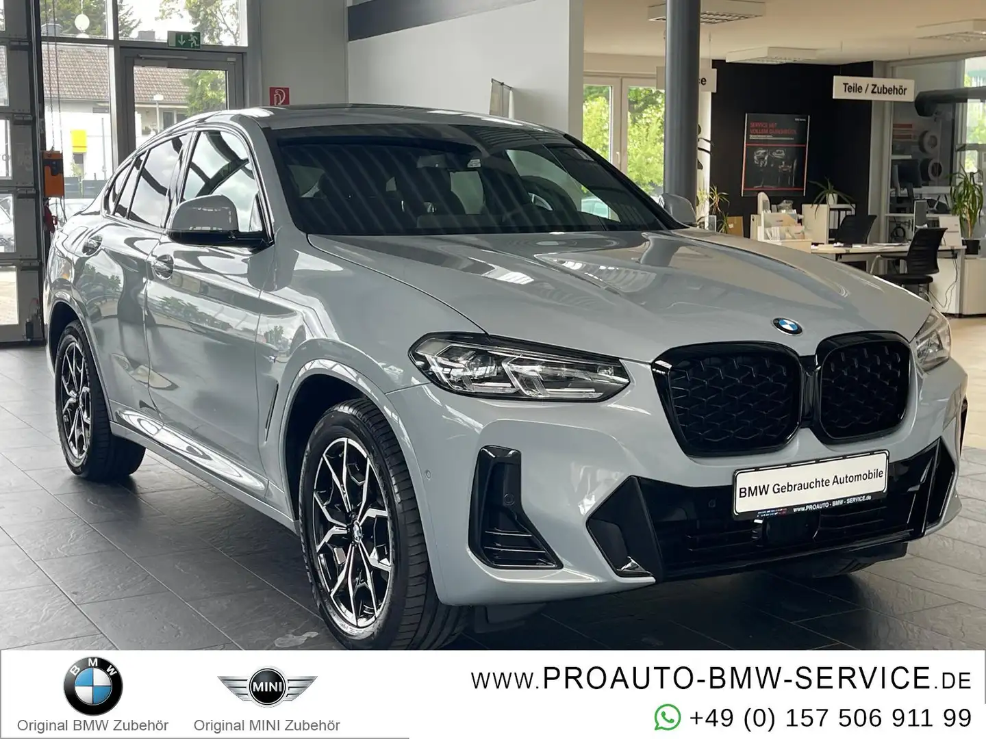 BMW X4 xDrive 20i M Sport A-LED/ACC/PANO/AHK Grau - 1