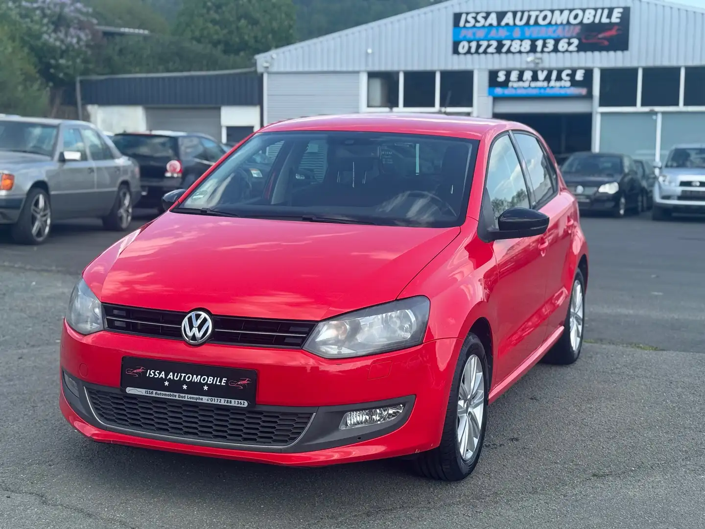 Volkswagen Polo V Style/Klima/Sitzheizung/Euro5/PDC/Tempomat/ Rot - 1