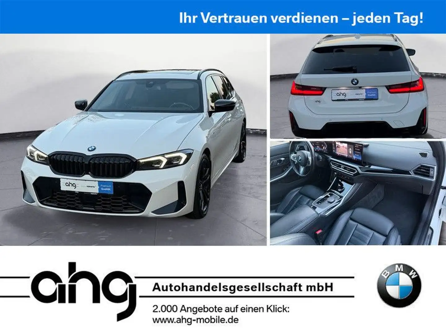 BMW 330 i xDrive Touring M Sportpaket Pro Panorama AH Weiß - 1