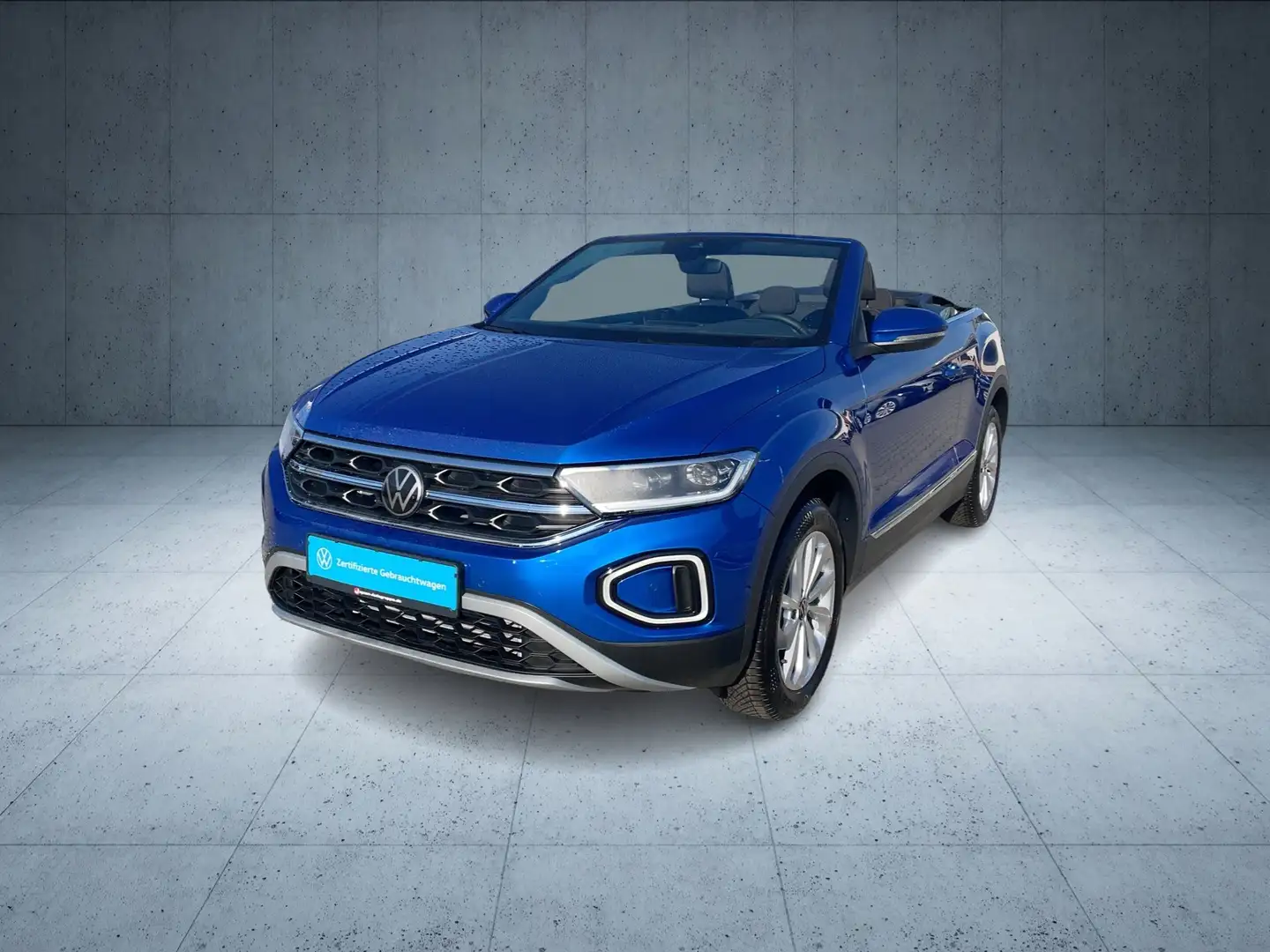 Volkswagen T-Roc Cabrio Style 1.0 TSI FLA+ACC+ParkAss+Navi Blau - 2