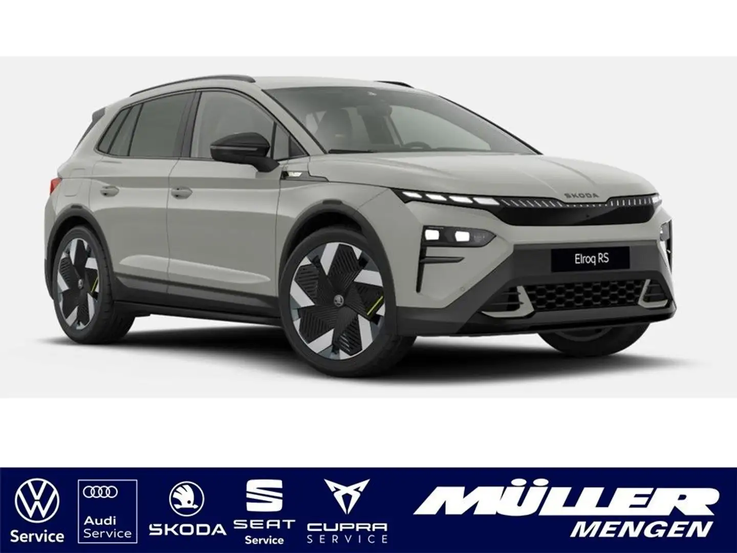 Skoda Elroq RS 84kWh Batterie Maxx|AHK|21 Zoll|Winter Grau - 1