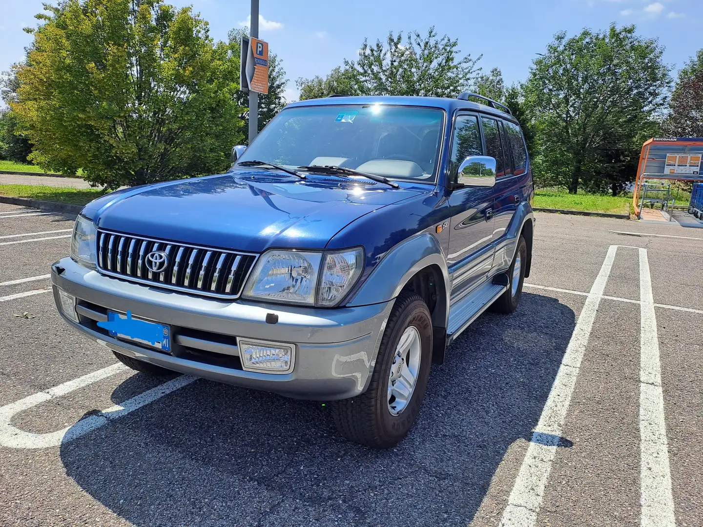 Toyota Land Cruiser Land Cruiser kdj95 5p 3.0 GX Blu/Azzurro - 2