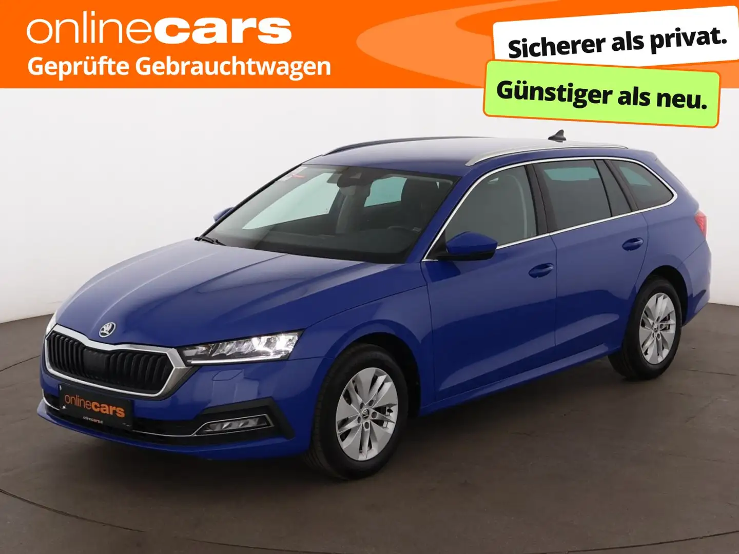 Skoda Octavia Combi 2.0 TDI Aut LED NAVI SITZHZG R-CAM Blau - 1