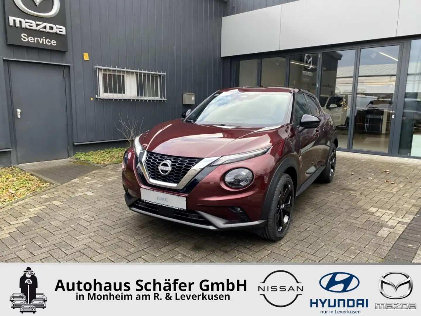 Nissan Juke TEKNA 1.0 DIG-T 114PS 6MT Bose BFS Navi Leder digi Rojo - 1