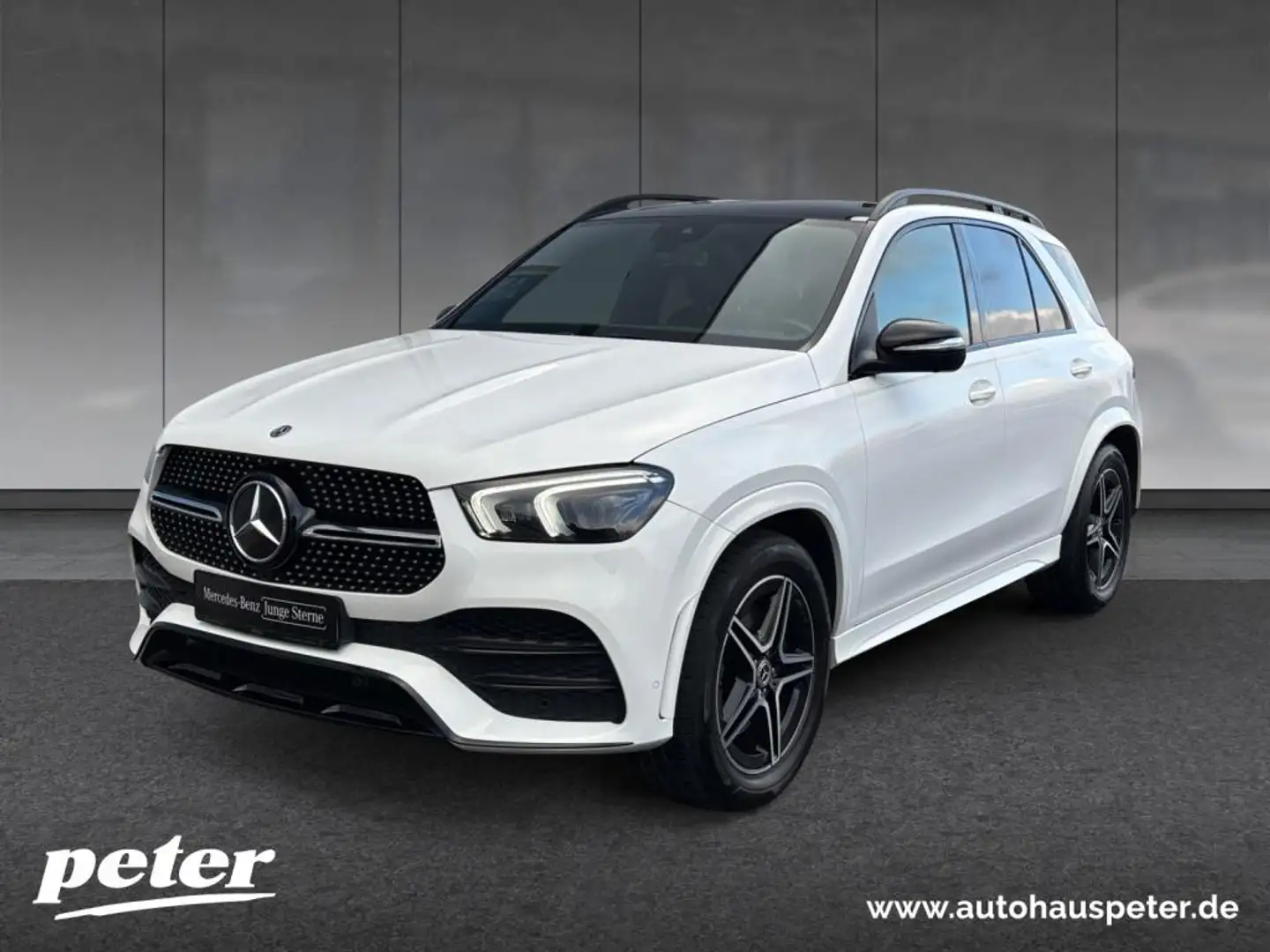 Mercedes-Benz GLE 300 d 4M AMG/Night/Multibeam/360°K/Pano-SD/ Blanc - 1
