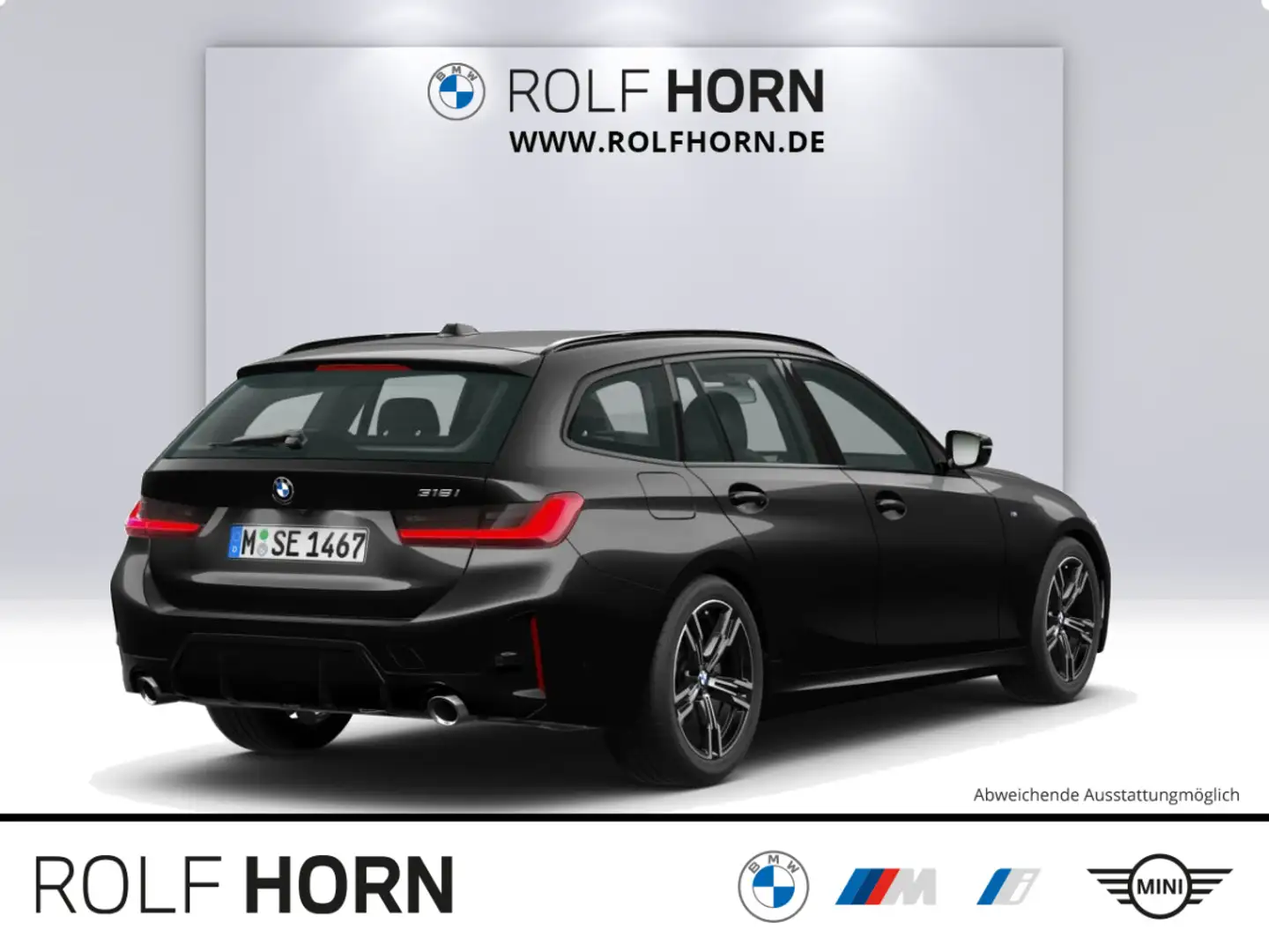 BMW 318 i Touring M Sportpaket *Facelift* RfKam Navi. Schwarz - 2