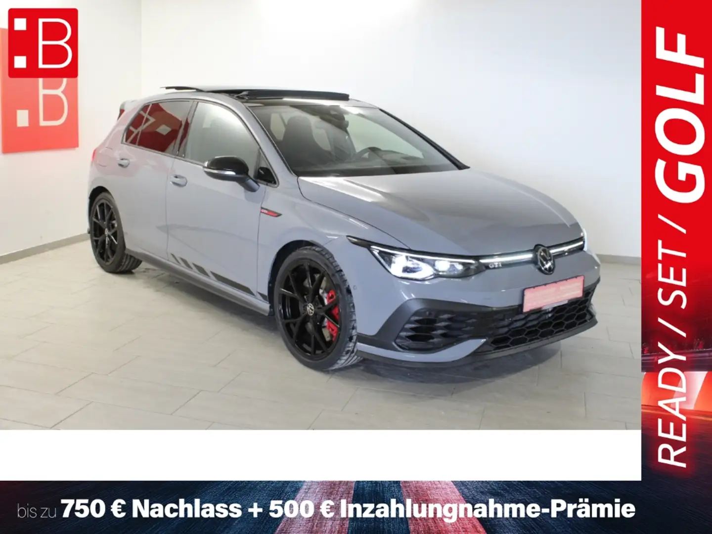 Volkswagen Golf GTI 8 2.0 TSI DSG Clubsport Black Style 19 PANO HuD H/ Grau - 1