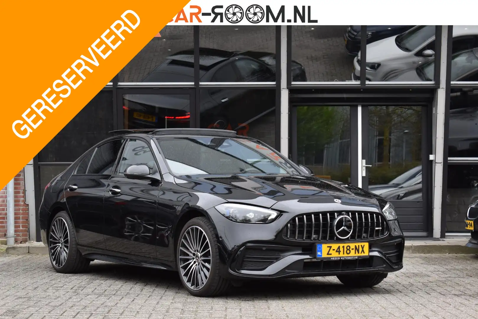 Mercedes-Benz C 300 e Luxury Line AMG Line Pano HUD Lane BURM. Stoelve Noir - 1