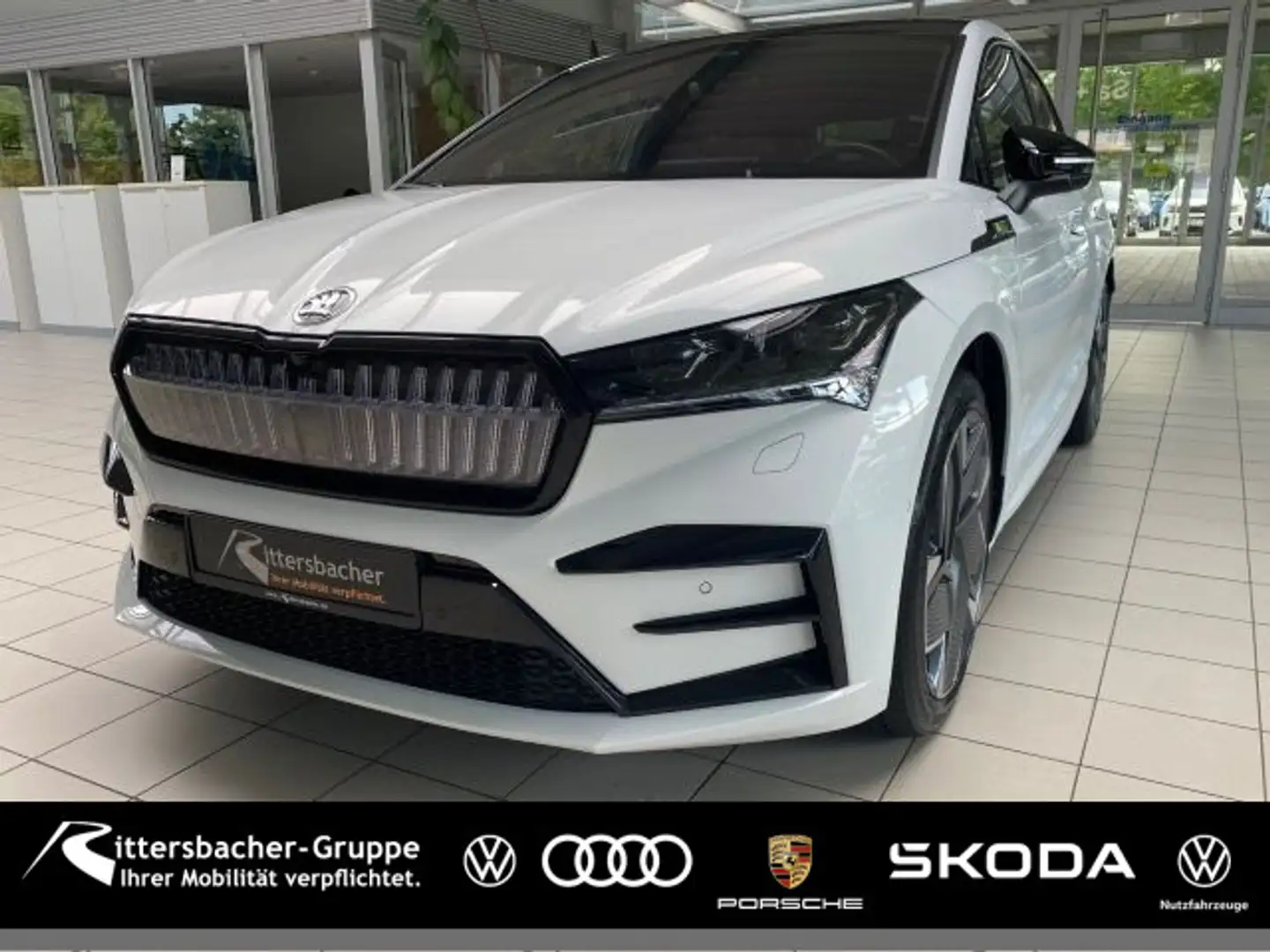 Skoda Enyaq Coupé RS Lounge Kamera Wärmepumpe Weiß - 1