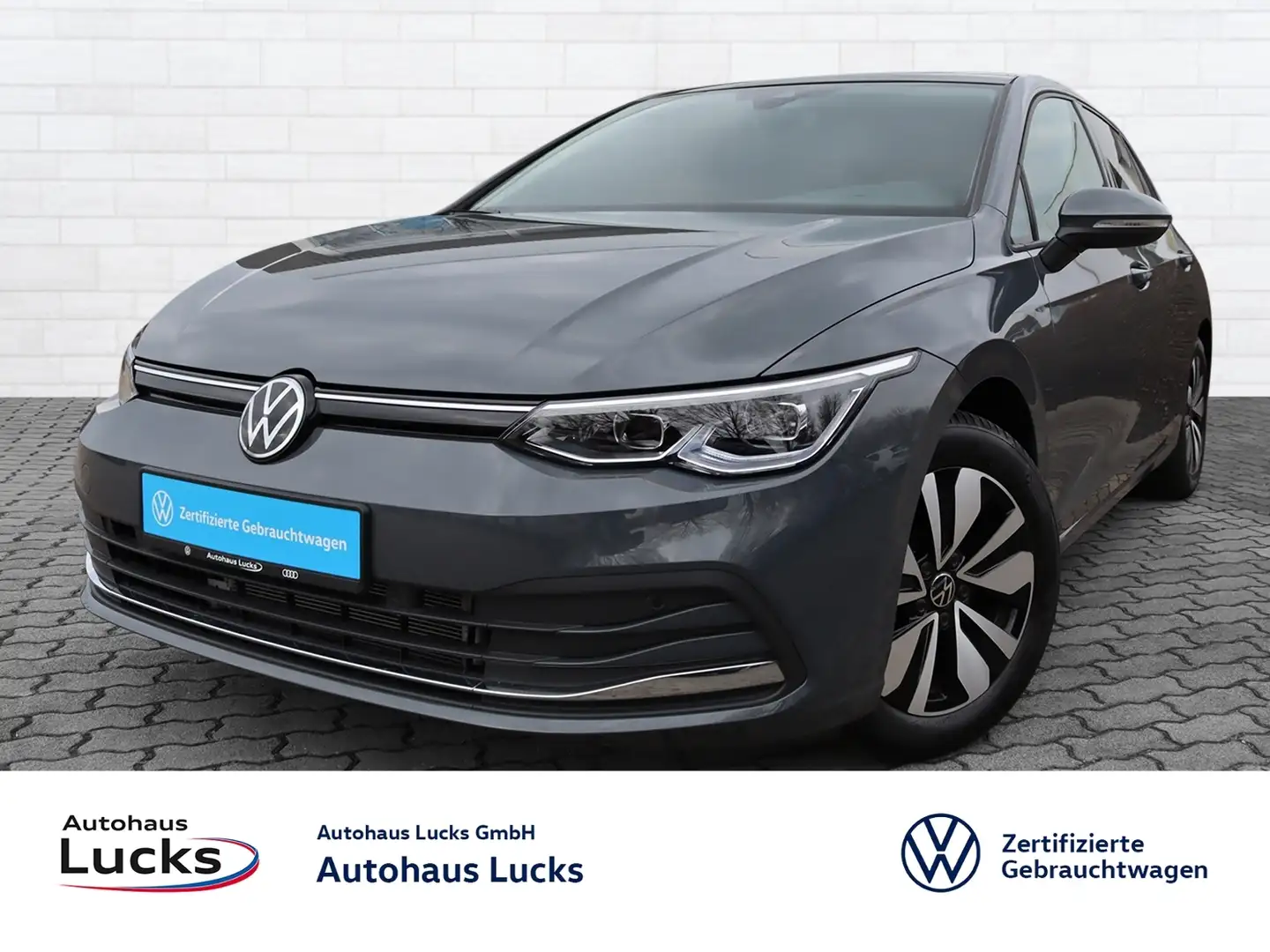 Volkswagen Golf VIII 2.0 TDI DSG PANO Kamera NAVI AHK Grau - 1