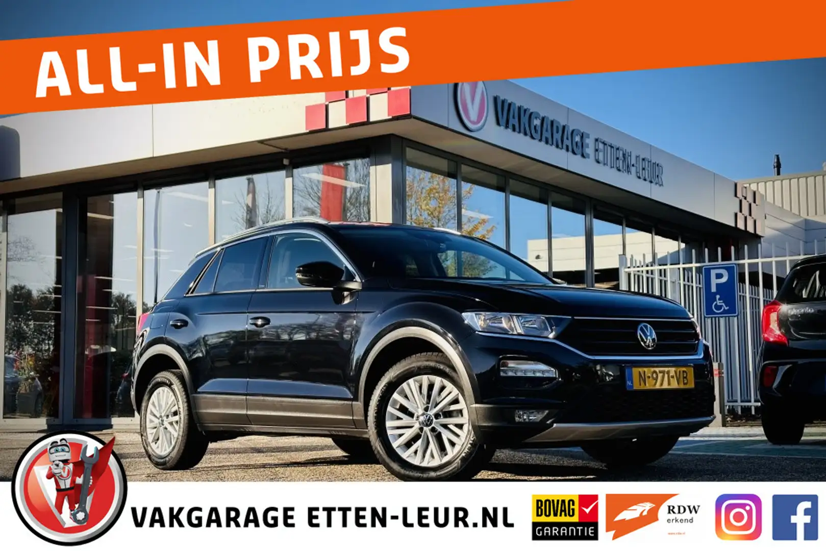 Volkswagen T-Roc 1.0 TSI Style | CAMERA | APPLE + ANDROID | ADAPTIE Zwart - 1