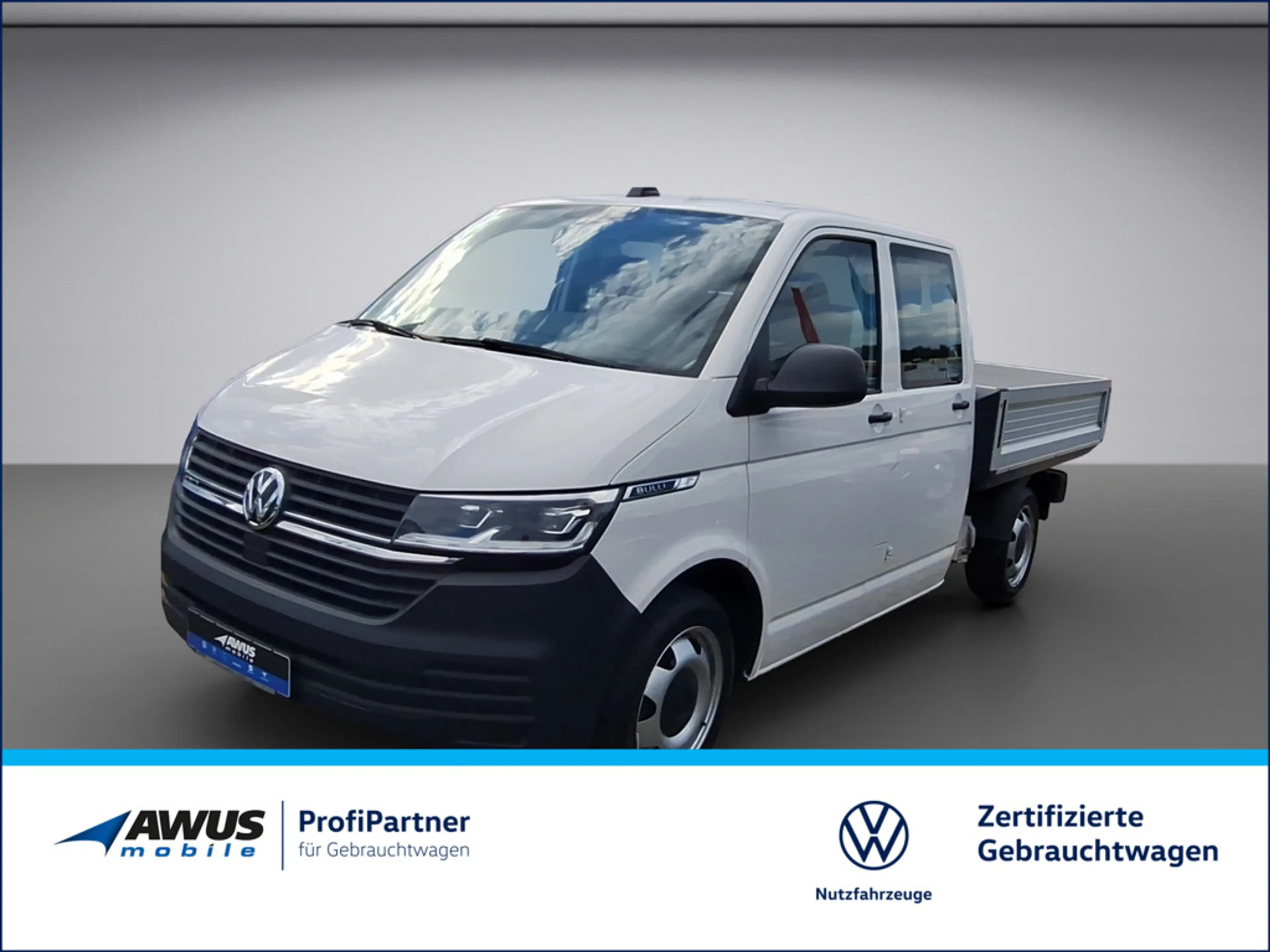 Volkswagen T6.1 Transporter Pritsche DoKa 2.0 TDI 4MOTION DSG Standheizung, AHK,