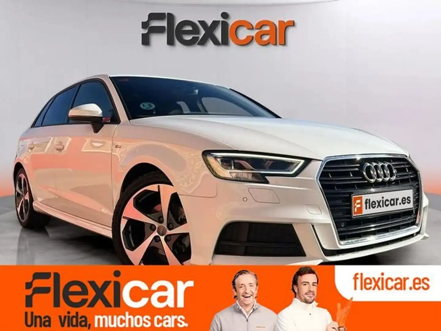 Audi A3 Sportback 35 TFSI Black line 110kW Blanc - 1